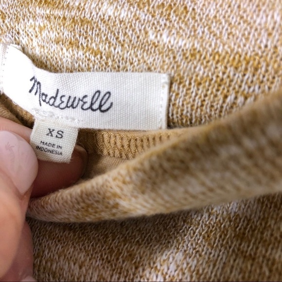 Madewell Gathered Sleeve Mockneck Top Puffed Sleeve Women’s Size XS AG265 - Picture 8 of 11